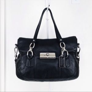COACH KRISTEN BLACK LEATHER 18277